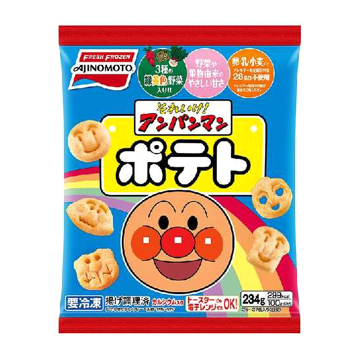 【冷凍】味の素　それいけ！アンパンマンポテト　２３４ｇ